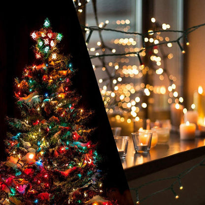 Luces solares navideñas de 20 m y 170led
